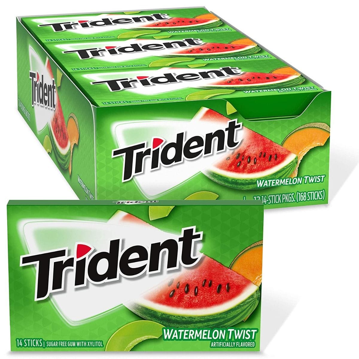 Trident Watermelon Twist 14 Stick 12 Pack