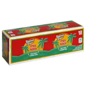 Tahitian Treat Fruit Punch Flavored Soda 12x355ml