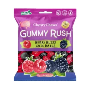 Cheery Chews Gummy Rush Berry Bliss 90g 12 Pack