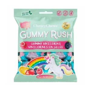 Cheery Chews Gummy Rush Gummy Unicorn 90g 12 Pack