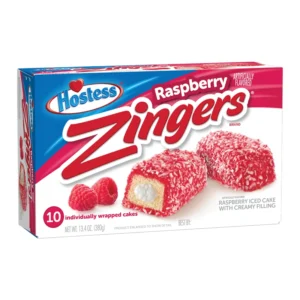 Hostess Zinger Raspberry Cakes Creamy Filling 10 Pack