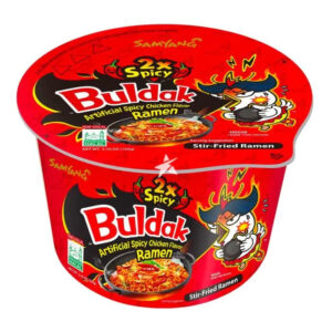 Samyang Buldak Bowl Noodles - 2x Spicy - 105g 16 Pack