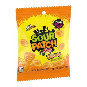Sour Patch Kid 102g Pack of 12 - Peach