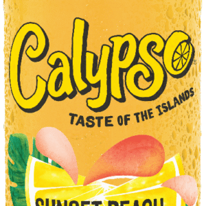 Calypso Glass Bottle - 473ml - Pack of 12 - Sunset Peach Lemonade