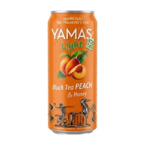 Yamas Cans - 330ml - Pack of 24 - Black Tea Peach & Honey