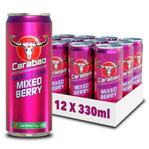 Carabao Energy Cans 12x330ml - Mixed Berry