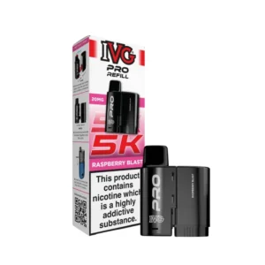 IVG PRO 5K Prefilled Pods (5 Pack) - Raspberry Blast
