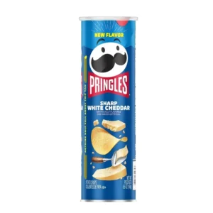 Pringles (USA) - 158g - Pack of 14 - Sharp White Cheddar