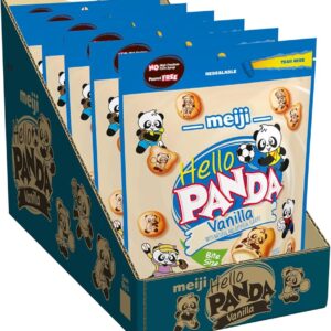 Meiji Hello Panda 6x62g - Vanilla