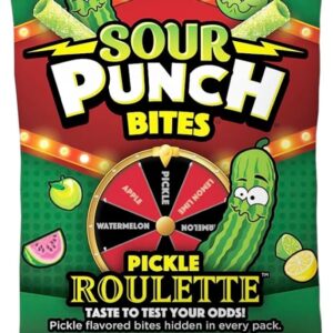 Sour Punch Bites Pickle Roulette 142g