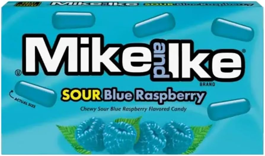 Mike & Ike 24x22g Theatre Box Sour Blue Raspberry