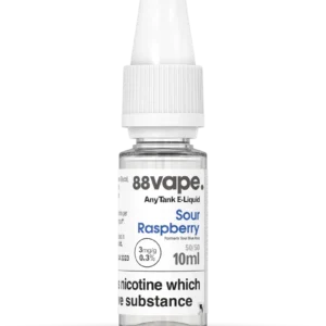 88Vape Liquid (20 Pack) - 3mg - Sour Raspberry