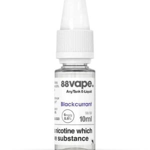 88Vape Liquid (20 Pack) - 6mg - Blackcurrant